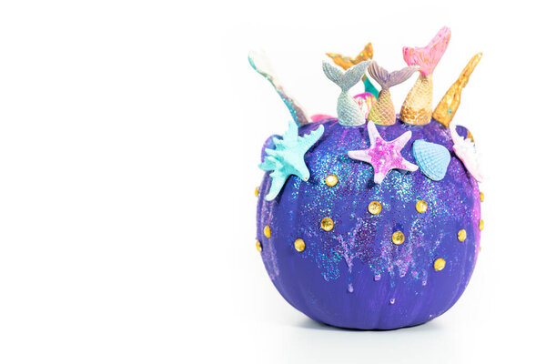 Mermaid pumpkin