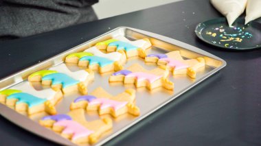 Unicorn şeker kurabiyeleri