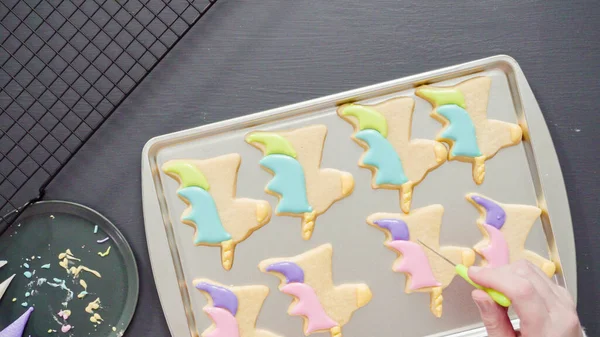 Biscuits au sucre de licorne — Photo