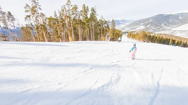 Alpin skidåkning — Stockfoto