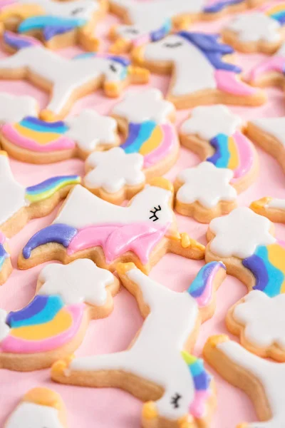 Biscuits au sucre de licorne — Photo