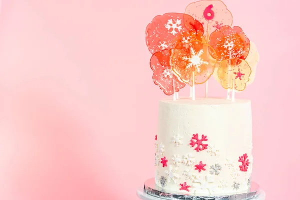 Dzieci tort urodzinowy — Zdjęcie stockowe