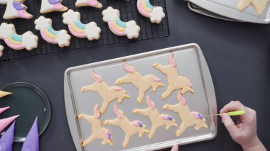 Tek boynuzlu at kurabiyeleri