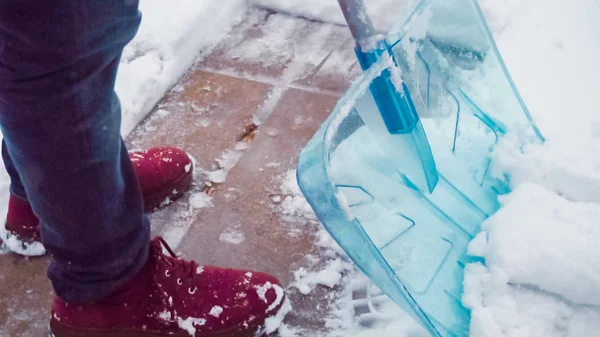 Pala de nieve — Foto de Stock