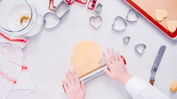 Hornear galletas de azúcar — Foto de Stock