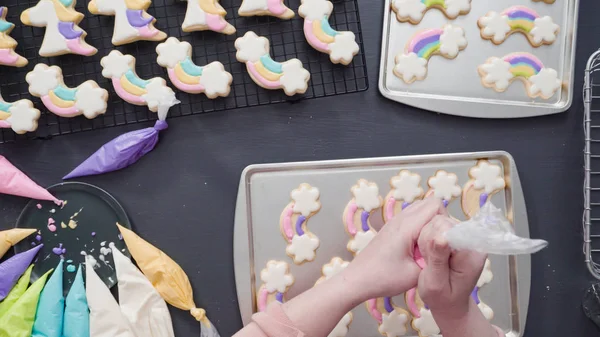 Unicorn cookies — Stock Photo, Image