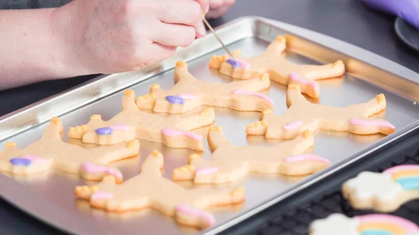 Biscoitos unicórnios — Fotografia de Stock