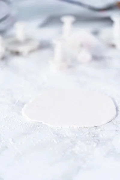 可爱的雪花形状 — 图库照片