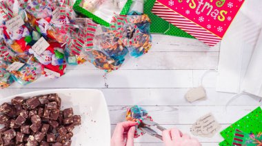 Yiyecek hediye kutusu.