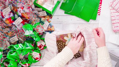 Yiyecek hediye kutusu.