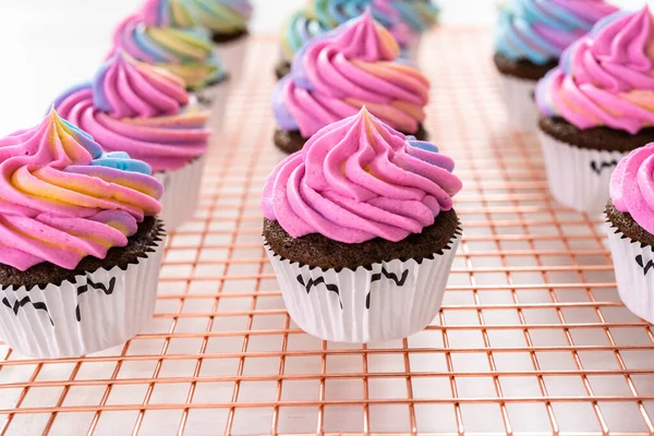 Unicorn cupcakes — Stock Photo, Image
