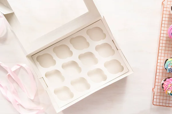 Cupcake box — Stock fotografie