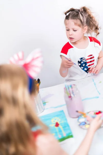 July 4th kids art — Stock Photo, Image