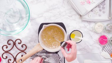 Ev yapımı lolipoplar.