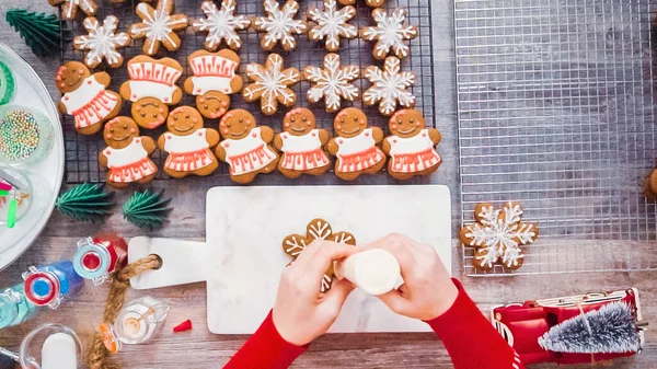 Versieren van cookies — Stockfoto