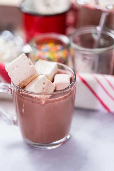 Warme chocolademelk — Stockfoto