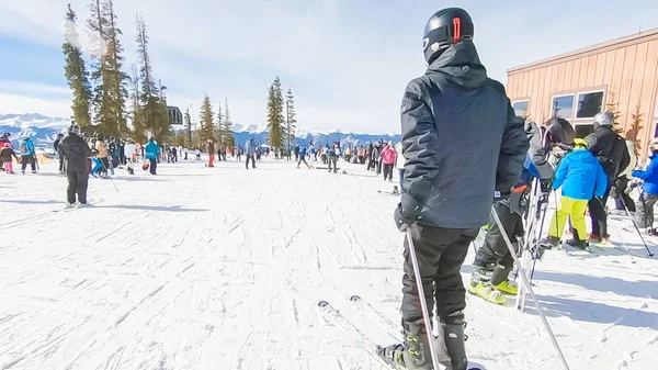 Keystoone Colorado Abd Ocak 2019 Alpines Kayak Merkezi Dağ Başında — Stok fotoğraf