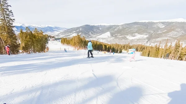 Keystoone Colorado Usa January 2019 Alpine Skiing Pick Season — Stock Photo, Image
