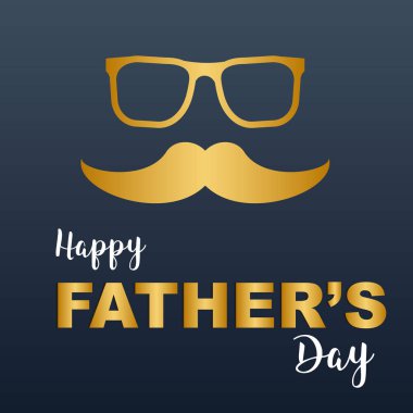 Metin baba gün hith gözlük, bıyık hipster öğeleri için.