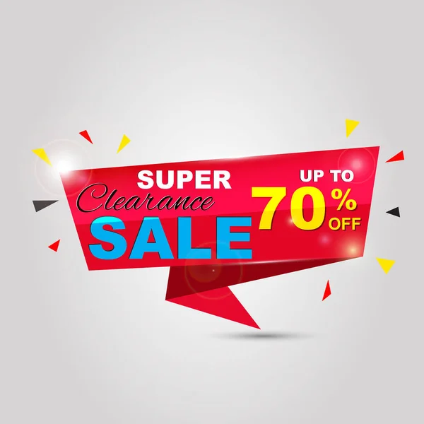 Süper Satılık poster, afiş. Halk, % 70 o kadar izni indirim