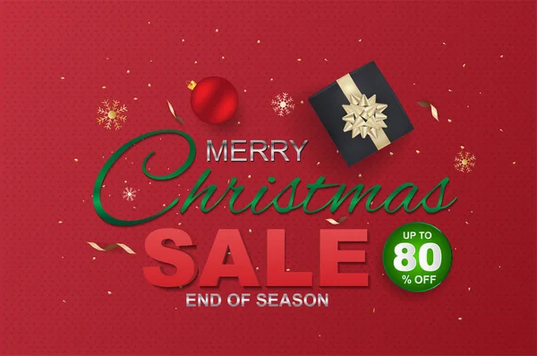 Noel satış ve mevsimlik indirimli şablonları, banner. Büyük satış