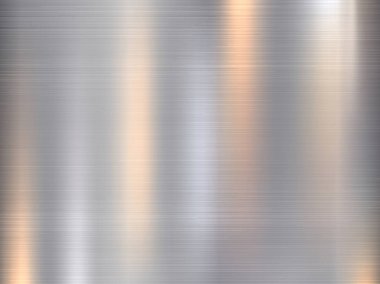 Metal, paslanmaz çelik arkaplan yansıması