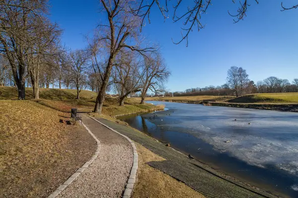 El casco antiguo de Fredrikstad, Noruega — Foto de Stock