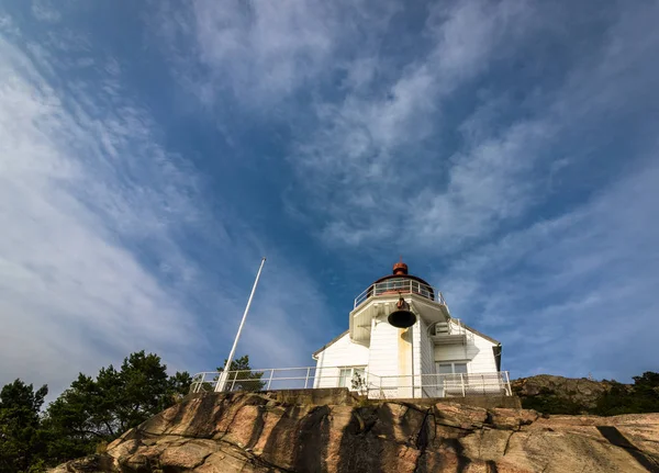 Lighthouse at Odderoya in Kristiansand, Norway — Stock Photo, Image