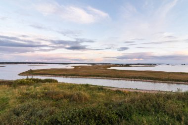 Ora doğa rezerv Fredrikstad, Norveç'te manzara