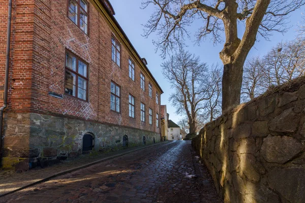 A Cidade Fortificada, a Cidade Velha em Fredrikstad, Noruega — Fotografia de Stock