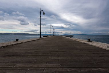 Kos adasında rıhtım - Yunanistan