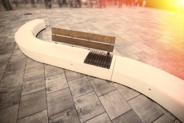 Kentsel konut sandalye dinlenme genel alanı