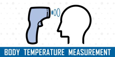 Ateşi olan hastalarda sıcaklık ölçümü için elektronik termometre