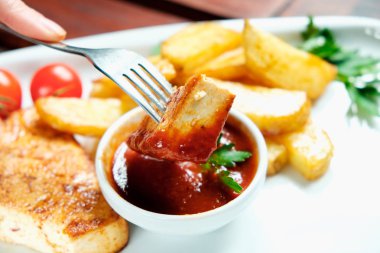 Nefis kızarmış Tofu