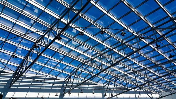 Abstract tetto di vetro architettonico — Foto Stock