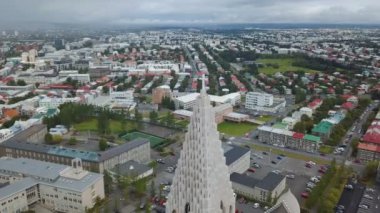 TanımlıkHallgrimskirkja Simgesel Yapı kilise Reykjavik, İzlanda