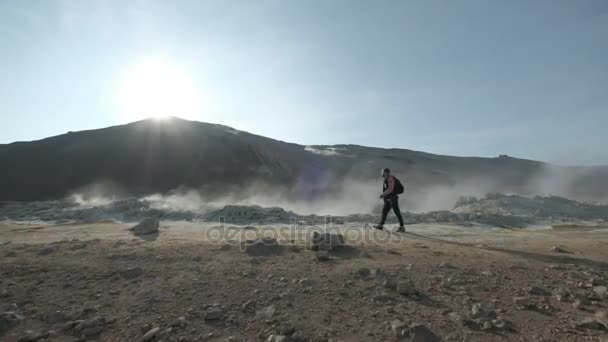 Το θείο καυτά geysers — Αρχείο Βίντεο