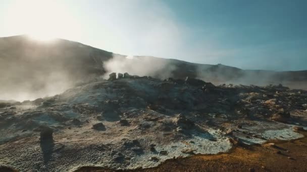 硫热喷泉 — 图库视频影像