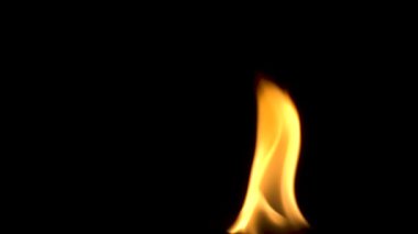 Mum alevi yakın kadar ağır çekim