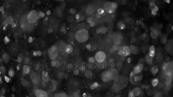 Bokeh Abstract Moving Particles Background — Stock Video