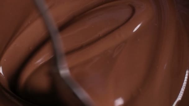 制作巧克力巧克力生产, 巧克力工厂, 糖果巧克力生产 — 图库视频影像