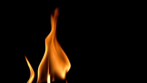 Detailed fire background ,slow motion, seamless loop — Stock Video