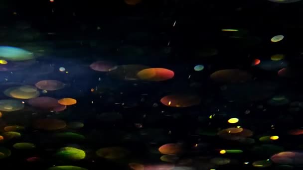 Färgad Glitter bakgrund i Slow Motion — Stockvideo