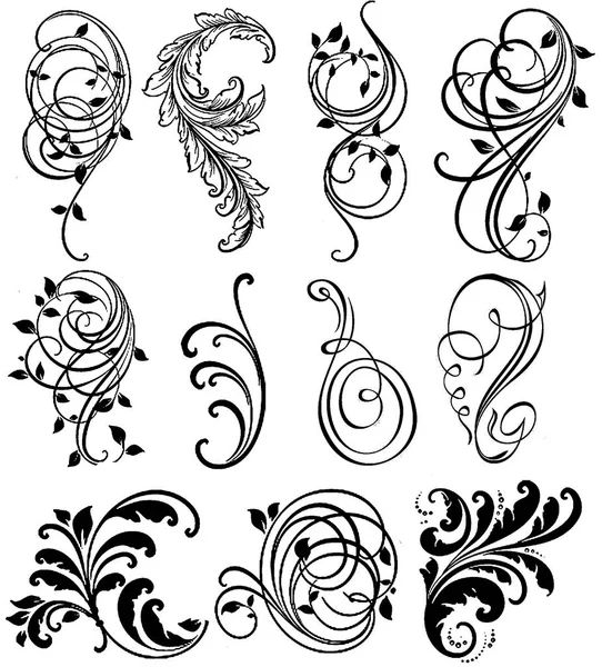 Daire ve kare hasır rozet vintage tarzı. Vectorset güzelleşmek kenarlık ve çizgi için iş metin, Restoran Menü ve logo, dekoratif. Kaligrafi öğe ve sayfa dekorasyon. Retroframe