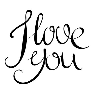 Seni seviyorum el yazısı