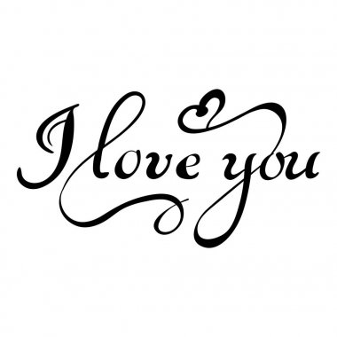 Seni seviyorum el yazısı