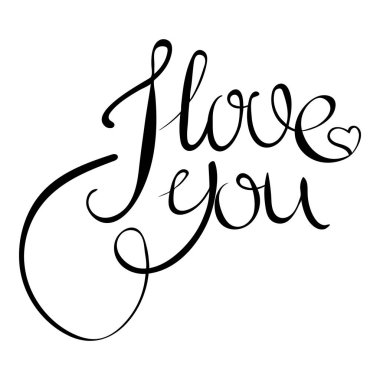 Seni seviyorum el yazısı