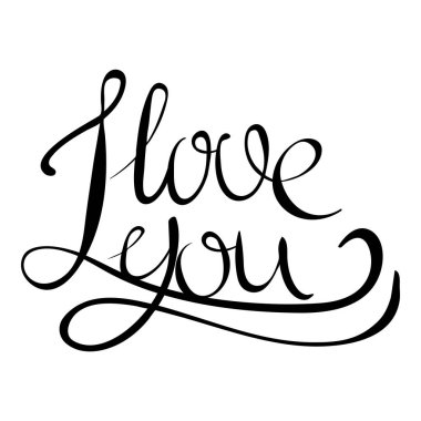 Seni seviyorum el yazısı