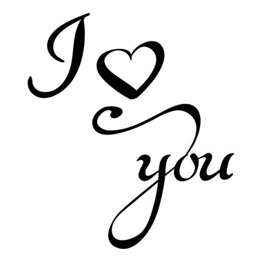 Seni seviyorum el yazısı