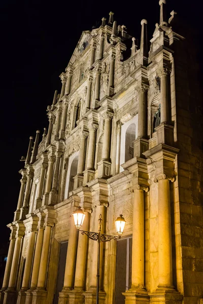 Ruins of St. Paul's Macao, gece vakti